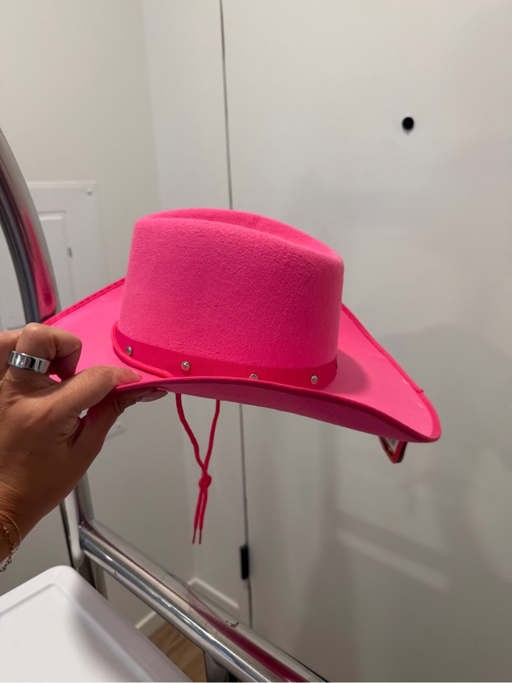 Hot Pink Women's Felt Cowboy Hat